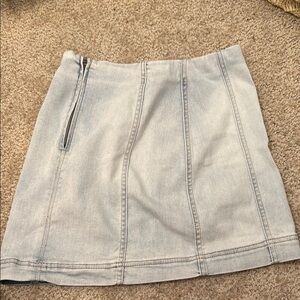 Wild Fable Blue A-Line Mini Skirt Casual